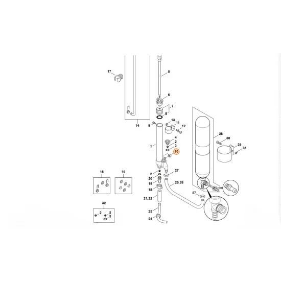 STIHL  Nakrętka 4247 708 8600